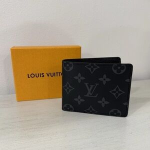 Louis Vuitton Multiple Monogram Slender Canvas Black Men’s Wallet